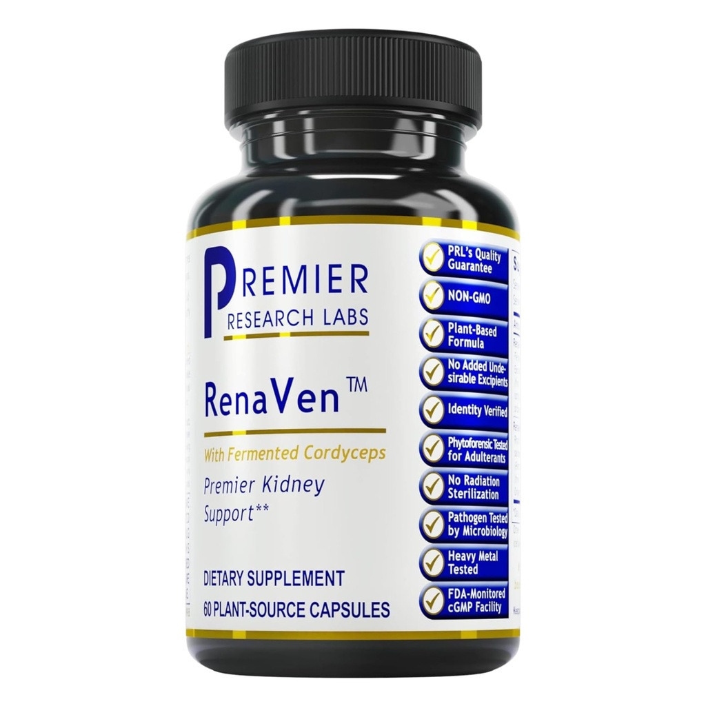 Premier Research Labs RenaVen - Premier Munuaisten tuki munuaispuhdistus Detox ja korjaus 