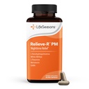 LifeSeasons Relieve-R PM - Helpottaa Yöllä särkyjä ja epämukavuutta - Rentouttaa Lihakset - Vaaleat Hermosto - Tukee luonnon uni syklit & Non Habit Forming - 46 kapselia