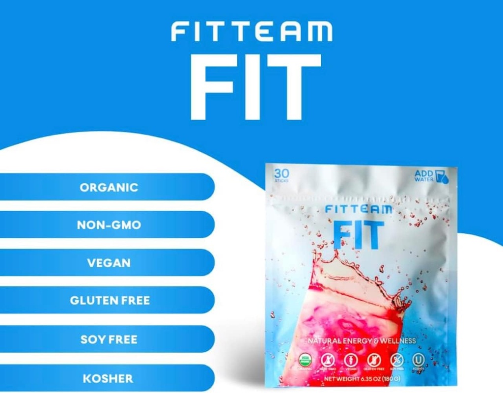 Fitteam Fit 30 yksittäiset tikut (30 päivän tarjonta) Uusi parannettu Formula