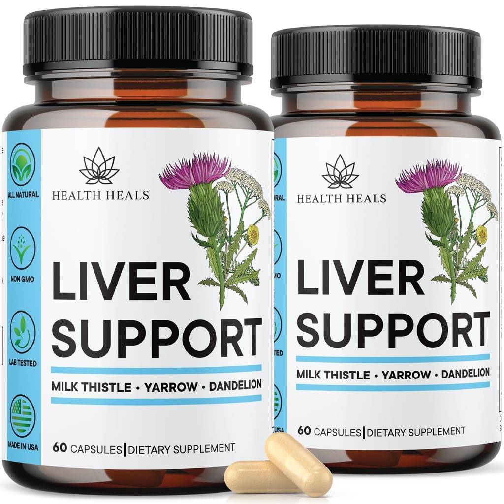 Maksan Cleanse & Korjaus Formula - Kasviperäisen maksan tuki täydentää maito Thistle Voikukka juuri Turmeric, Artisoke uute maksan terveys - 120 Count
