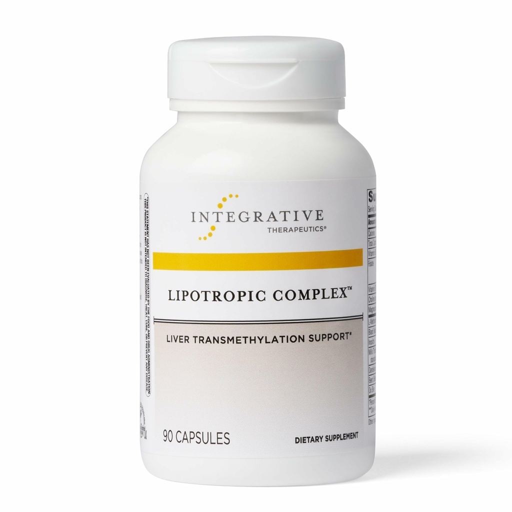 Integratiivinen Therapeutics Lipotropic Complex - Maksan tuki täydentää aikuisille* - Sisältää maito Thistle & Vitamiini B6 ja B12 - Gluteeniton & Dairy-free - 90 määrä (45 tarjoilua)