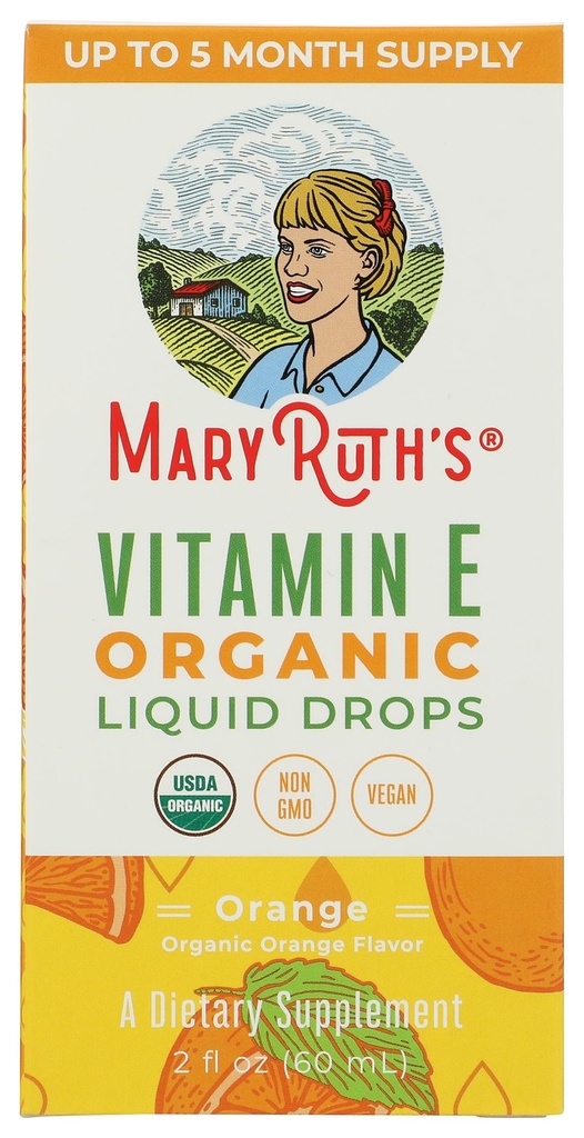 Mary Ruths organiska vitamin E droppar, 2 Fz