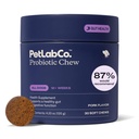 PetLab Co. Probiootit koirille, Tuki Gut Health, Satunnainen ripuli, Ruoansulatuskanavan allergiat - Pork Flavor - 30 pehmeät purukumia - Pakkaus Toukokuu Vary