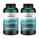 Swanson Free Form L-Lysine - Natural Supplement Edistävät stressiä tukea ja hermoston terveyttä - voi edistää rauhoittaa mielialan rentoutumista - (300 kapselia, 500 mg Each) 2 pakkaus