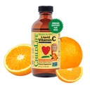 CHILDLLIFE OLENNAISET nestemäiset C-vitamiini - puhdas C-vitamiinin nestemäinen täydentää lapsille, pikkulapsille, immuunijärjestelmän tuki, luonnollinen appelsiinin maku, 4 Fl Oz (Pakkaus 1)