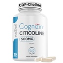 Teaveli Cognizin Citicoline-500mg CDP-kolinkapslar - kliniskt studerad hjärntillskott för att stödja klarhet, koncentration och minne - De flesta biotillgängliga formen av kolintillskott - 30 portioner