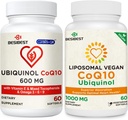 CoQ10 600mg 1PCS Bundle 1000 mg Liposomal CoQ10 Ubikinoli täydentää 1PCS