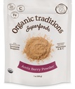 Organiska traditioner Organic Amla Berry Powder, Powdered Amla Indian Gooseberry, Non-GMO Organic Powdered Fruit Superfood, 7oz (200g) Bag