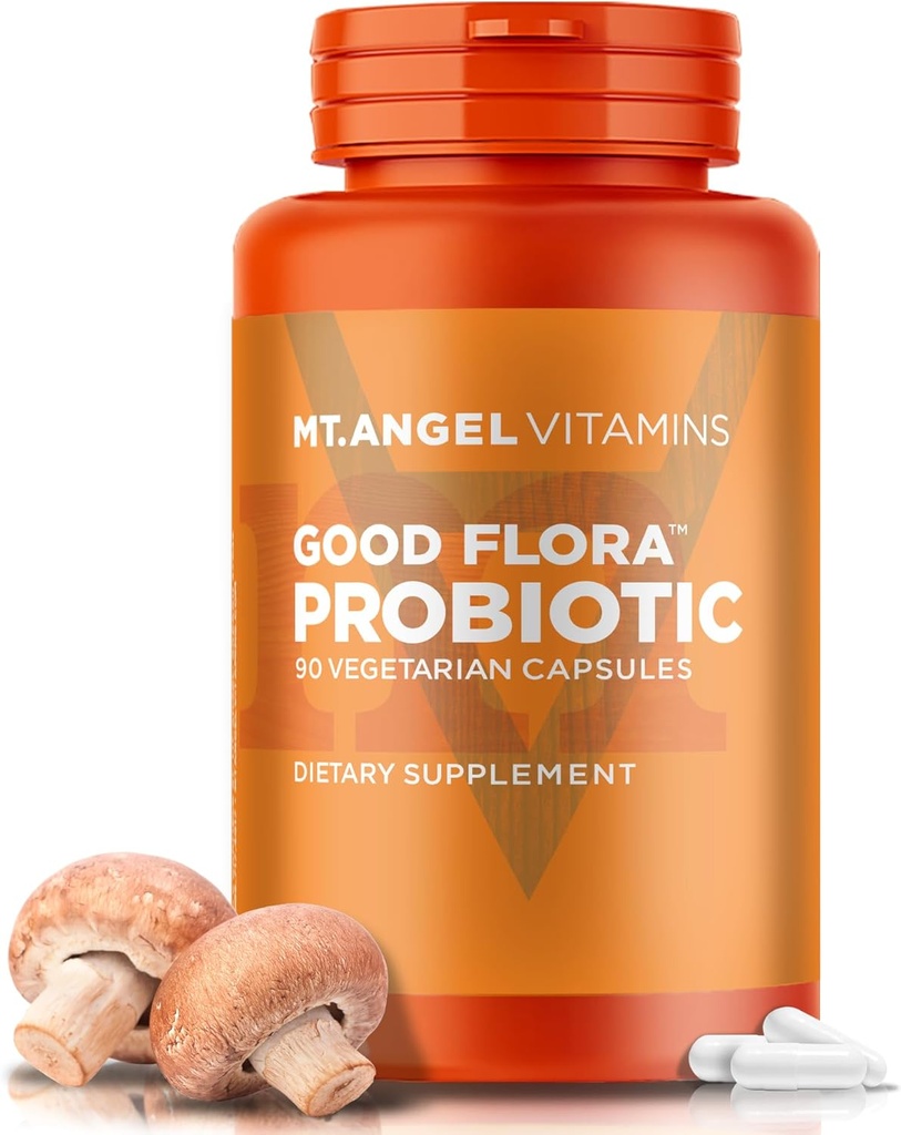 Mt. Enkeli vitamiinit - Hyvä Flora Probiootti, tukee tervettä digestio ja bakteerit (60 kasvissyöjä kapselit)