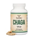 Chaga Sienet Kapselit 120 Count (1 000 mg Chaga Sienet Powder per Serving) Korkea Polysakkaridit, Beta Glucans, ja Terpenoids - Kasvanut ja Made in USA, Vegan Safe, Organic by Double Wood