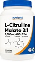 Nutricost L-sitrulliinimalaattijauhe (2:1) 1,2KG