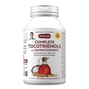 ANDREW LESSMAN Complete Tocotrienols with Gamma Vitamiini E 60 Softgels - kahdeksan muotoa E-vitamiini (Alpha, Beta, Gamma, Delta Tocopherols ja Tocotrienols). Voimakas antioksidantti. Ei lisäaineita