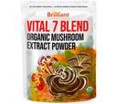 Ellie's Best 7 Mushroom Powder Extract Organic Blend - Reishi, Lion's Mane, Chaga, Turkey Tail, Cordyceps, Maitake & Shiitake - Double Extracted - Pure No Fillers - 8oz / 228 1g Tarjoilut....