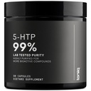 Toniq Ultra High Strength 5HTP kapselit - 99%+ Erittäin puhdas ja biosaatavissa - 12:1 Voiöljyuute - 200mg - 90 Kasviskapselit