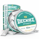 Deckiez Energy Pouches, 5 Cans (100 Pouches), Sugar Free Caffeine Supplement, Coffee Pouches & Energy Drink Alternative, 50mg koffeinpåsar, Wintergreen smak