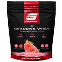 Granittillskott Meadows Whey Protein Isolate Proteinpulver för Lean Muscle med 150 kalorier, 2g Fiber, 1g Sugar (30 portioner), Färsk jordgubbsmak