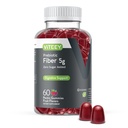Vitey Prebioottikuitu Gummies aikuisille, 5g - Gut Health & Ruoansulatuskanavan kuitu täydentää Gummies - nolla sokeria lisätty, vegaaninen, gluteeniton - 60