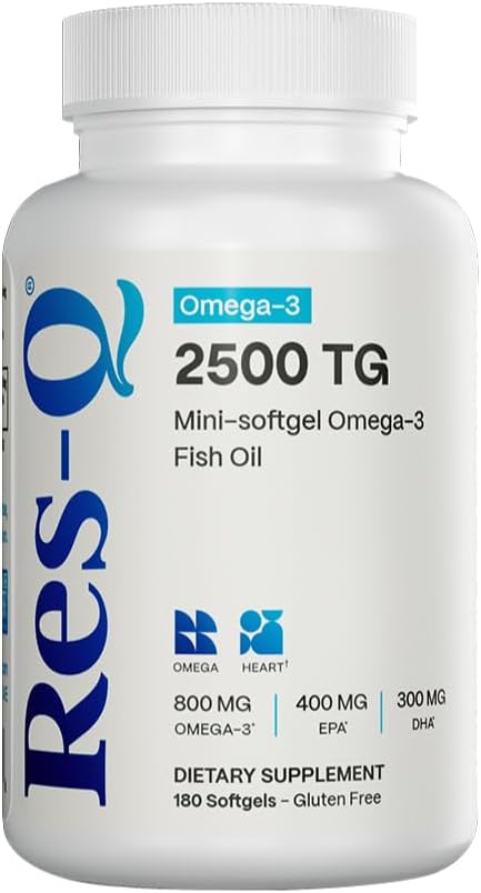 Res-Q 2500 TG Omega-3 Kalaöljy Mini Gel -kapselit