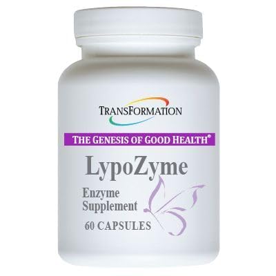 HYVÄN TERVEYDEN GEENISSIN MUUTTAMINEN LypoZymen Enzyme-lisä, Advance Lipase Enzyme Blend for Healthy Digestion & Nutrient Absorption, non-GMO,60 Cap