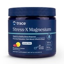 Trace Minerals | Stress-X Magnesium Powder | Stress Relief, Regularity, Relax, Sleep, Energy, Relaxes Muscles, Cell Function | Non-GMO, Gluten Free och Certified Vegan | Raspberry Lemon Flavor | 8,5 oz