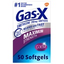 Gas-X Maksimaalinen vahvuus Simetikoni 250 mg:n vahvuus - 50