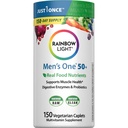 Rainbow Light Multivitamiini miehille 50+, C-vitamiini, D & Sinkki, Probiootit, Miesten yksi 50+ Multivitamiini tarjoaa korkean teho Immuuni tuki, ei-GMO, kasvissyöjä, 150 tablettia