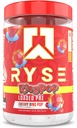 RYSE Ladattu Pre Treenout Powder - Ring Pop Cherry - Daily Pre-Workout miehille & naisille 325 mg kofeiini, Beta Alanine, ja Citulline pumppu, Focus, ja energia - 30 Servings