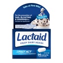 Lactaid Fast Act Lactose Intolerance Caplets med Lactase Enzyme, Dairy Relief från Gas, Bloating & Diarrhea, 9000 FCC Lactose Intolerance Pills, 96 Individual Travel On-The-Go Packs (96 x 1 ct)