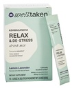 Ashwagandha Relax & De-Stress Powder - Lemon Lavender 14ct Box - 600mg Ashwagandha, 200mg L-Theanine, Holy Basil - Stöder Stress, Avkoppling - Vegan, No Added Sugar - 14 Servings
