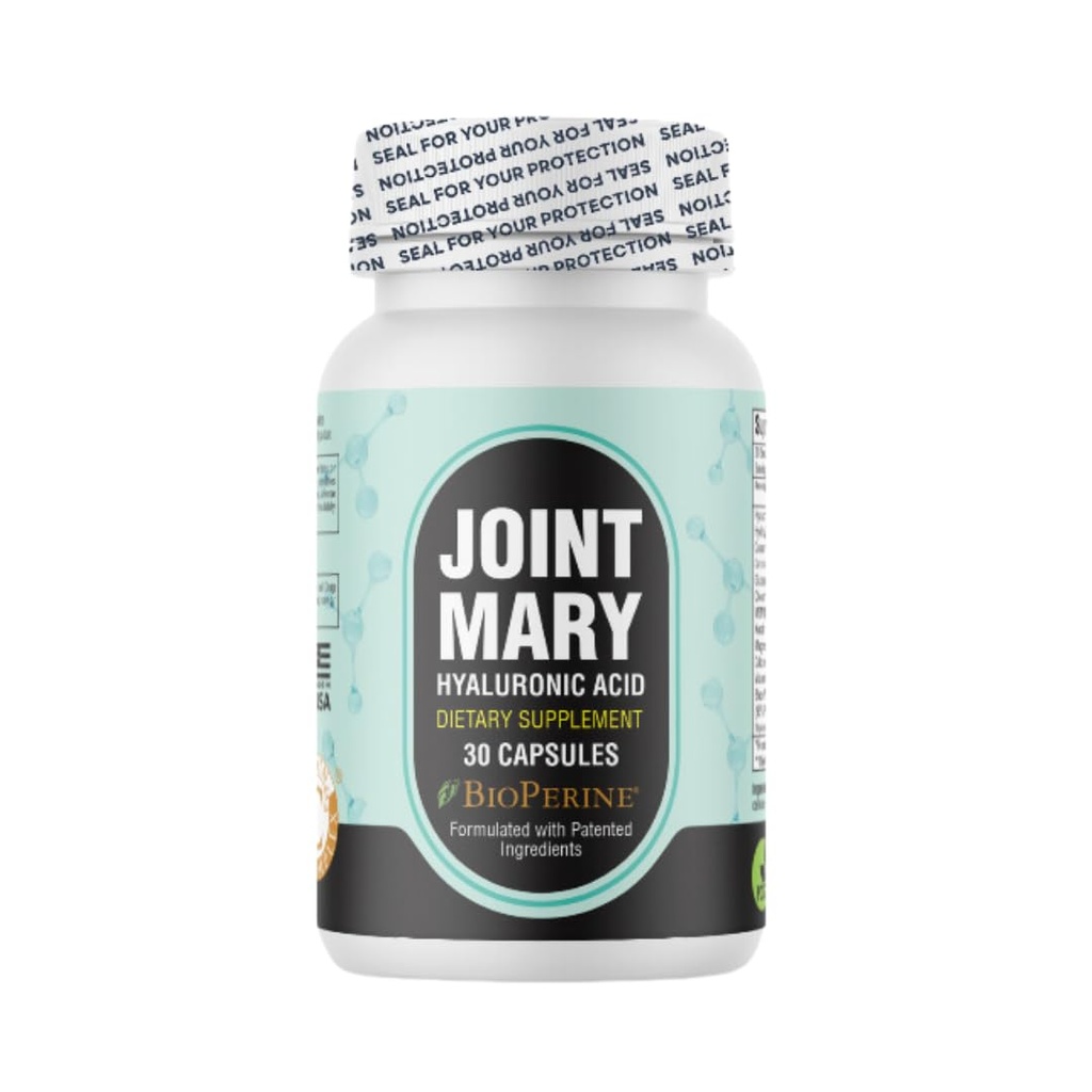 Hyaluronihappolisä... Advanced Joint Support with Hydrolyzed Collagen, Turmeeric, Glukosamiini, MSM, C-vitamiini 30 kapselia