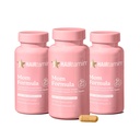 HAIRTAMIN MOM Vegaani prenataali- ja postnataali monivitamiinikapselit & hiusvitamiinit, synnytyksen jälkeinen, imetys, hiuskynnet ja ihovitamiinit naisille biotiini, sinkki, rauta (3-pakkaus)
