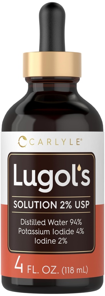 Carlyle Lugols Jodi 2 Prosenttia 4 fl oz (Pack of 1) .