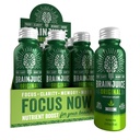 BrainJuice Focus & Energy Drink Shots, Nootropic Alpha GPC, B-vitamiinit & Luomu vihreä tee kofeiini, tukee Focus, Muisti & Selkeys, Ei-GMO, Gluteeniton, Classic, 2.5 fl oz, 12 Pack