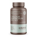 Kalsium, magnesium, D3- vitamiinit + K2- vitamiinit luunterveydelle, immuunituelle, luu- ja hampaiden kalsiumlisä naisille ja miehille, ei GMO:ita, gluteeniton, 120 kapselia