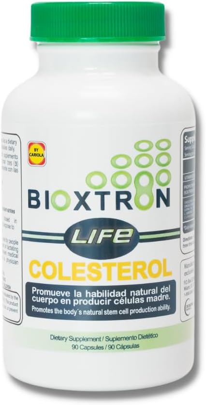 Bioxtron Life Cholesterol Natural AFA kantasolujen täydentää - kantasolujen tuotanto - immuunijärjestelmän tuki - tukee kolesterolitasoja - tukee nivelet ja lihakset - 90 Caps