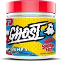 GHOST Gamer: Energy and Focus Support Formula - 40 Tarjoilut, Ruotsin kala - Nootropic & Natural Kofeiini huomiota, tarkkuus ja reaktioaika - Vegaani, Gluteeniton