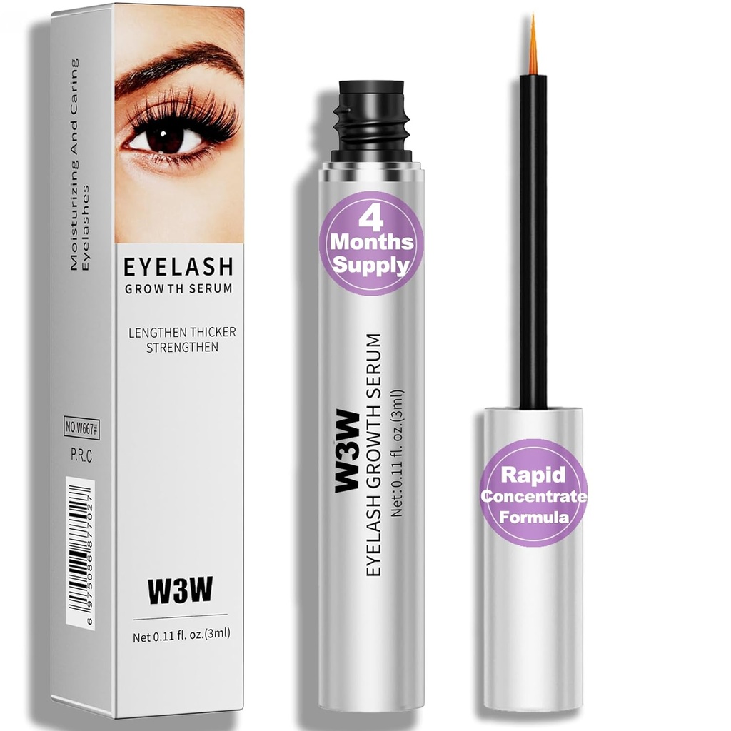 Lash Seerumin nopea silmäripsien kasvu Seerumi tronger, terveempi lashes & Brows, Vegan & Cruelty-free (1 PCS)