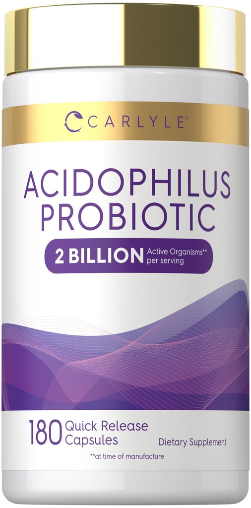 Carlyle Acidophilus Probiotic for Women & Men's Digestive Health ...