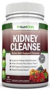 KIDNEY CLEANSE - Detox och stöd för urinvägar, blåsor och njurar - All Natural Herbal Supplement Formel med organisk tranbär, Astragalus, gurkmeja, Goldenrod, Gravel Root, Juniper och mer