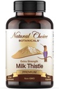 Milk Thistle Extract (80% Silymarin Flavonoids) Plus Turmeric - 120 kapselia