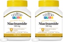 21st Century Niacinamide 500 mg långvarig frisättning tabletter, 110-räkna (Pack av 2)