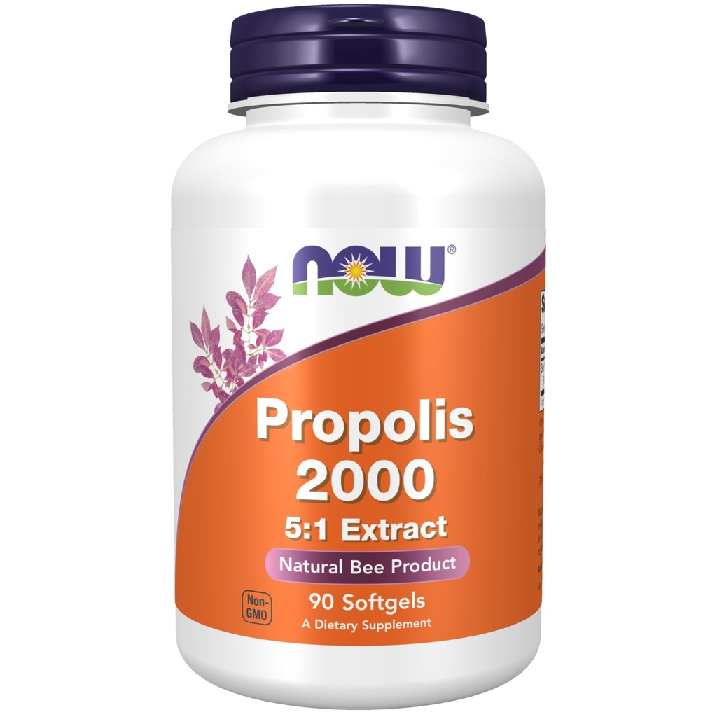 NYT lisäravinteet, Propolis 2000 (Bee Propolis), 5:1 uute, Natural Bee Tuote, 90 Softgels
