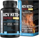 ACV Keto lisäravinteet, Äidit Apple Siideri Viinietikka (1455 Mg) Pillerit aineenvaihduntaa ja ruokahalua tukea, THERMO ACV Keto pillereitä laihtuminen ja vatsa rasvaa, aikuisten laihtuminen kapselit naisten miesten