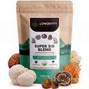 Pitkäikäisyys Kasvitieteet Super Six Organic Mushroom Blend 100g ...