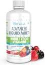 Bio Naturals Liquid Whole Food Multivitamin för män och kvinnor med över 100 ingredienser - Superfoods, Omegas, organiska extrakt - 100% Vegan - 32 oz