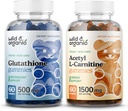 Wild & Organic L-Glutatione Gummies & L-Carnitine Gummies 60