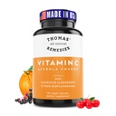 Thomas' all-naturliga läkemedel Vitamin C med organiska Elderberry, organiska Citrus Bioflavonids - Whole Food Supplement - Non-GMO - Raw Vegan - 90 kapslar