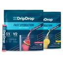 DripDrop Hydration - Elektrolyyttijauhepakkaus - Watermelon & Lemon Bundle - 64