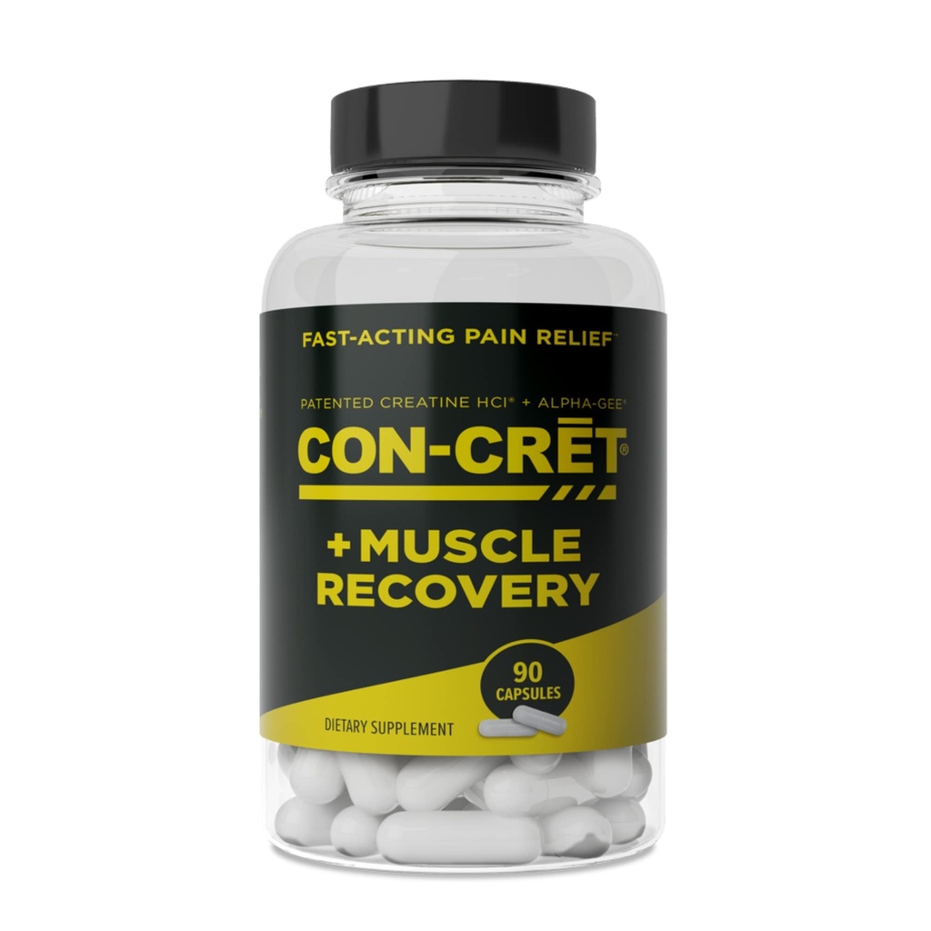 CON-CRET ProMera Sports lihasten Recovery, voide Creatiini ja Alpha-GEE®, tukee lihasten Recovery, vähentää ahdistus, palauttaa lihasten terveys, 90 kapselia