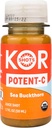 Kor Shots Sea Buckthorn ja Baobab Shot - 1,7 Fl Oz - Potent C - Superfoods C-vitamiini Shot - USDA Certified Organic